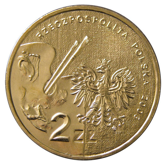 2 złote 2003 - Polscy malarze XIX/XX wieku - Jacek Malczewski