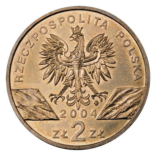 2 złote 2004 - Zwierzęta świata - Morświn