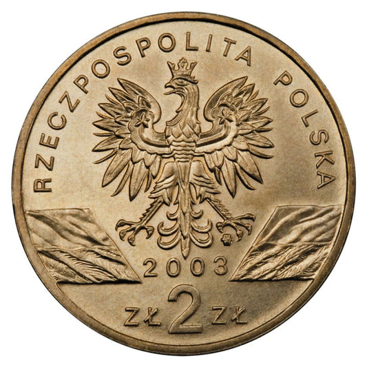 2 złote 2003 - Zwierzęta świata - Węgorz Europejski