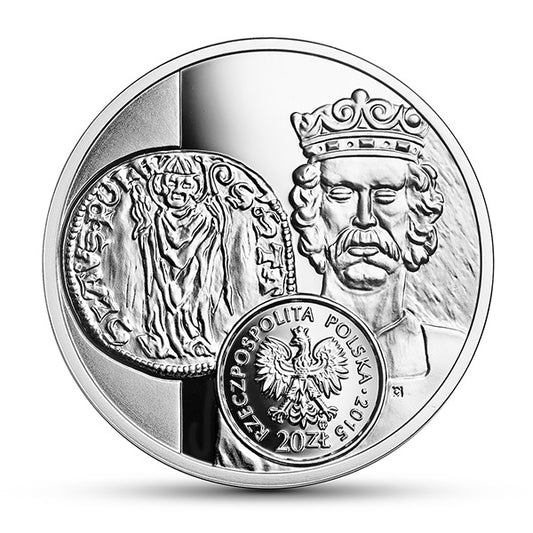 20 złotych 2015 - Historia Monety Polskiej - floren Władysława Łokietka